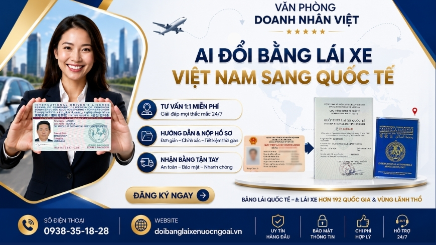 Ai đổi bằng lái xe Việt Nam sang quốc tế