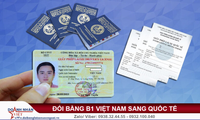 Bằng b1 có đổi được bằng quốc tế không