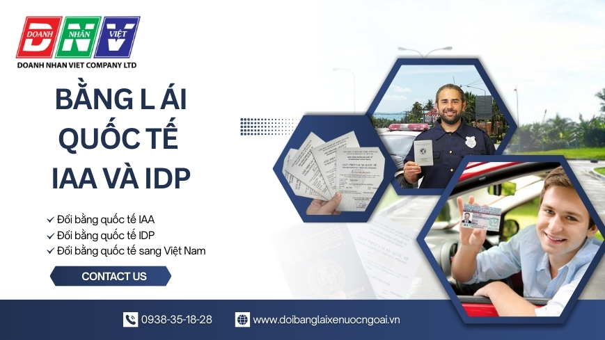 Bằng lái quốc tế IAA và IDP