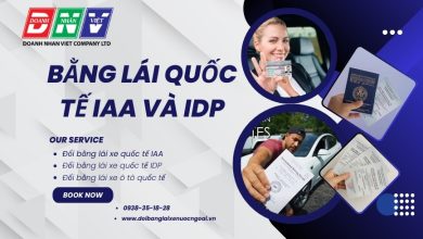 Bằng lái quốc tế IAA và IDP