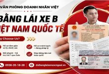 Bằng lái xe B Việt Nam quốc tế