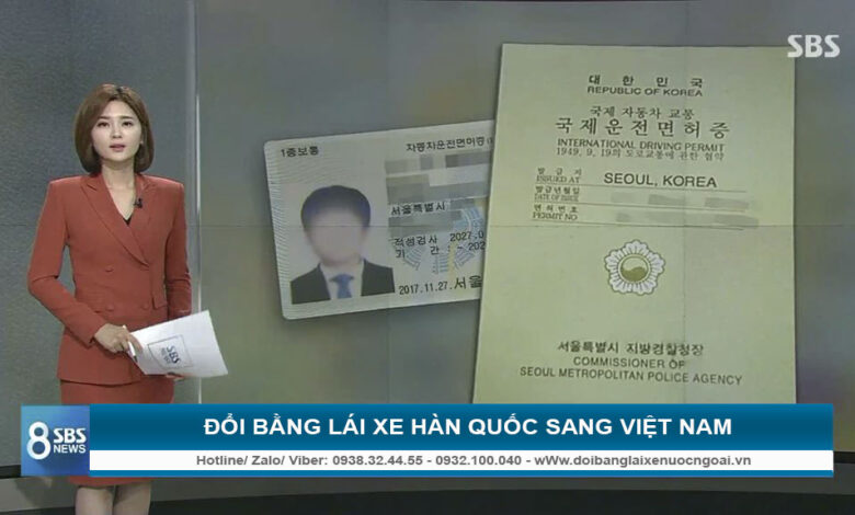 Bằng lái xe Hàn Quốc về Việt Nam có đổi được không