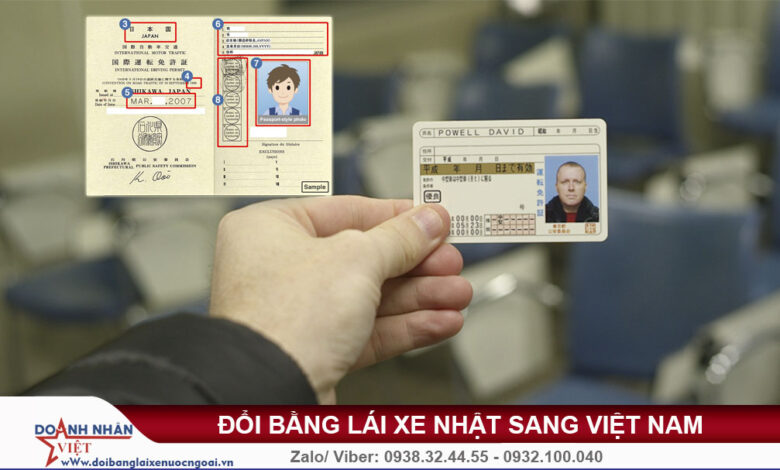 Bằng lái xe ở Nhật có dùng được ở Việt Nam không
