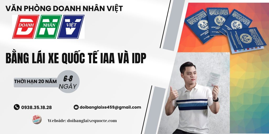 Bằng lái xe quốc tế IAA và IDP