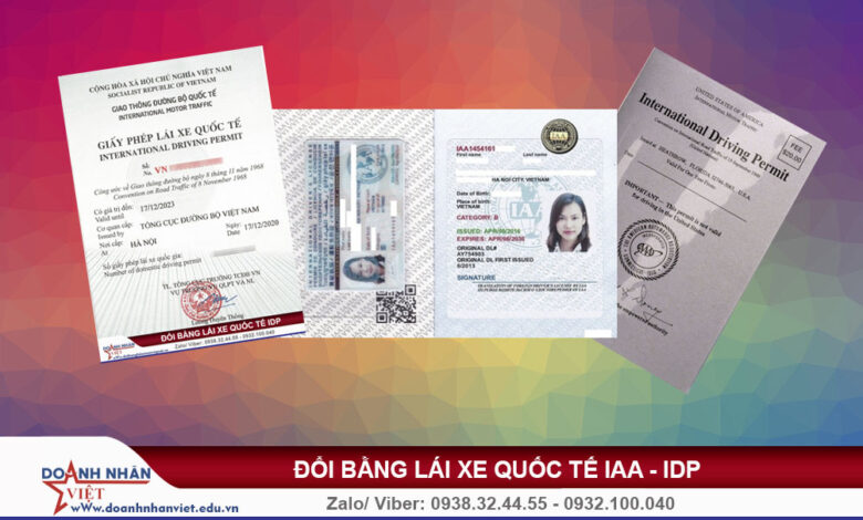 Bằng lái xe quốc tế có được lái xe ở Việt Nam
