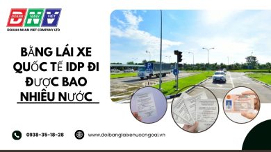 Bằng lái xe quốc tế IDP đi được bao nhiêu nước