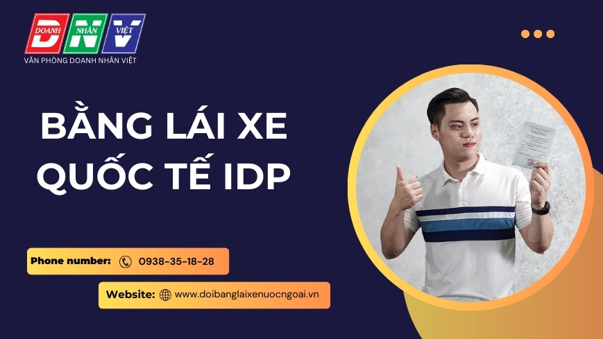 Bằng lái xe quốc tế IDP