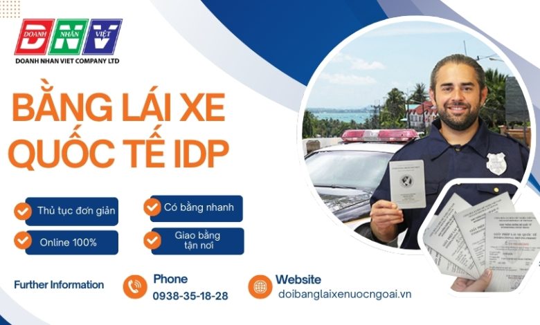 Bằng lái xe quốc tế IDP