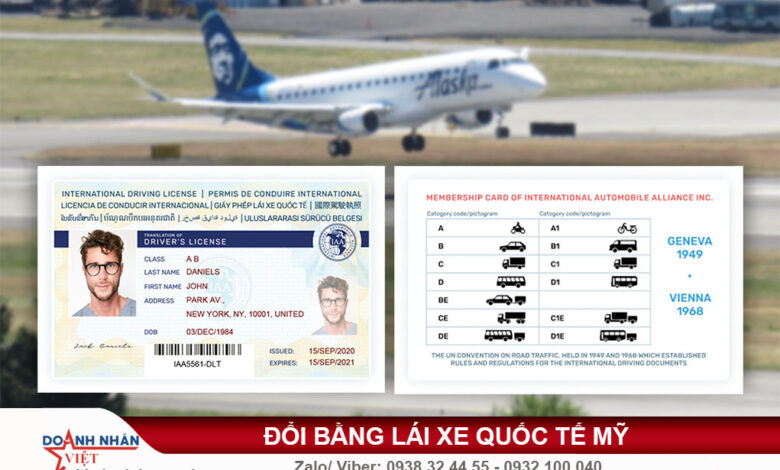 Bằng lái xe quốc tế mỹ