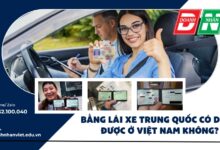 Bằng lái xe Trung Quốc có dùng được ở Việt Nam không