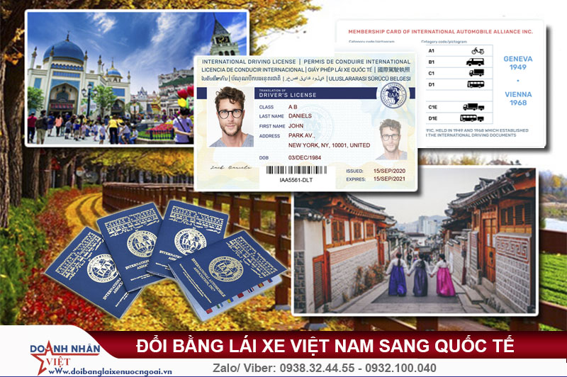 Bằng lái xe Việt Nam có dùng được ở Hàn Quốc