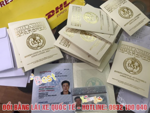 Thủ tục đổi bằng lái xe quốc tế hiện nay