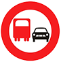 Biển báo cấm ô tô tải vượt
