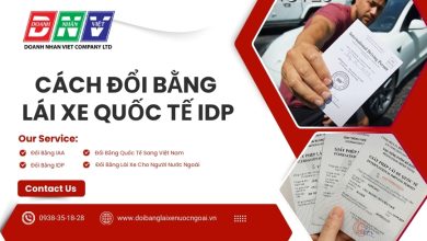 Cách đổi bằng lái xe quốc tế IDP