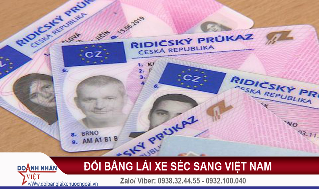 Đổi bằng lái xe Séc sang Việt Nam