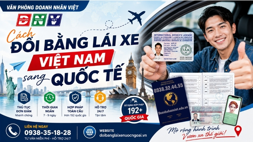Cách đổi bằng lái xe Việt Nam sang quốc tế