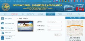 Cách kiểm tra bằng lái xe quốc tế IAA