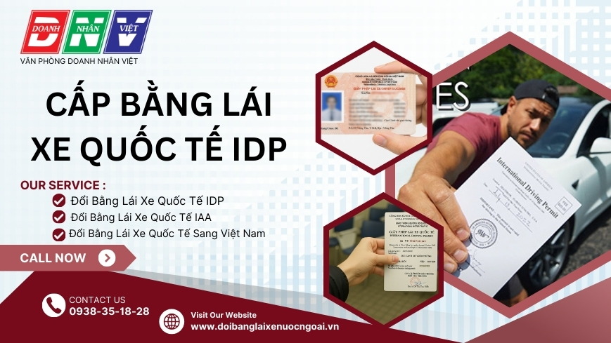 Cấp bằng lái xe quốc tế IDP