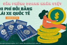 Chi phí đổi bằng lái xe quốc tế