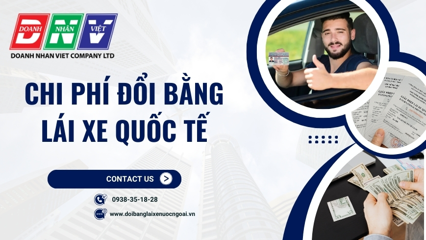 Chi phí đổi bằng lái xe quốc tế