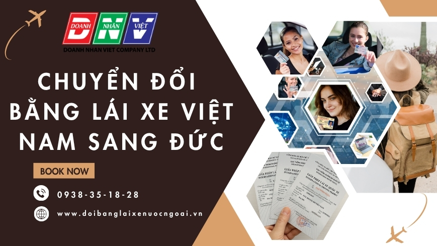Chuyển đổi bằng lái xe Việt Nam sang Đức