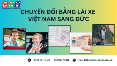 Chuyển đổi bằng lái xe Việt Nam sang Đức