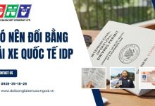 Có nên đổi bằng lái xe quốc tế IDP