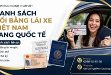 Danh sách đổi bằng lái xe Việt Nam sang quốc tế