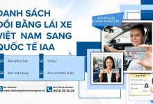 Danh sách đổi bằng lái xe Việt Nam sang quốc tế IAA