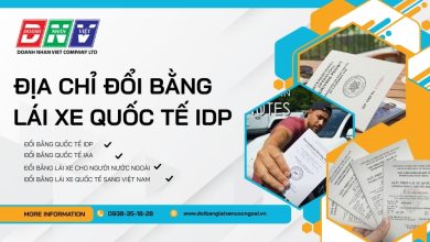 Địa chỉ đổi bằng lái xe quốc tế IDP