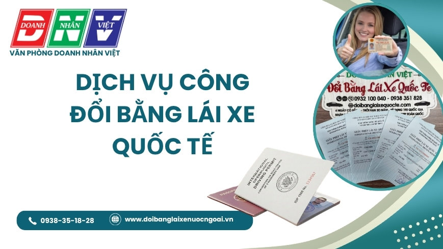 Dịch vụ công đổi bằng lái xe quốc tế