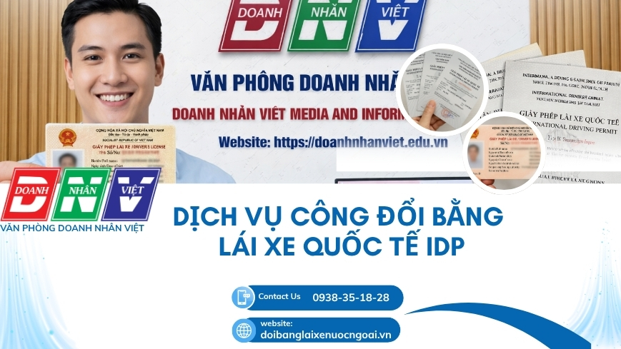 Dịch vụ công đổi bằng lái xe quốc tế