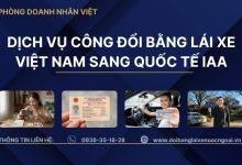 Dịch vụ công đổi bằng lái xe Việt Nam sang quốc tế IAA