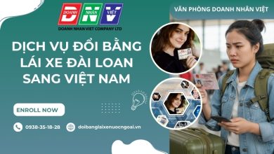 Dịch vụ đổi bằng lái xe Đài Loan sang Việt Nam