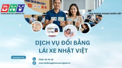 Dịch vụ đổi bằng lái xe Nhật Việt
