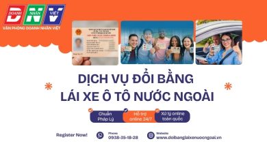 Dịch vụ đổi bằng lái xe ô tô nước ngoài