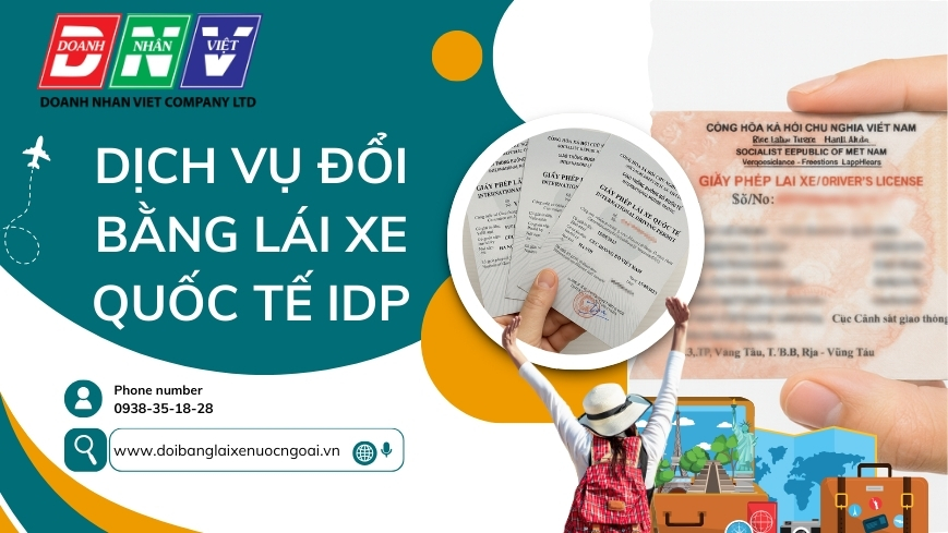 Dịch vụ đổi bằng lái xe quốc tế IDP