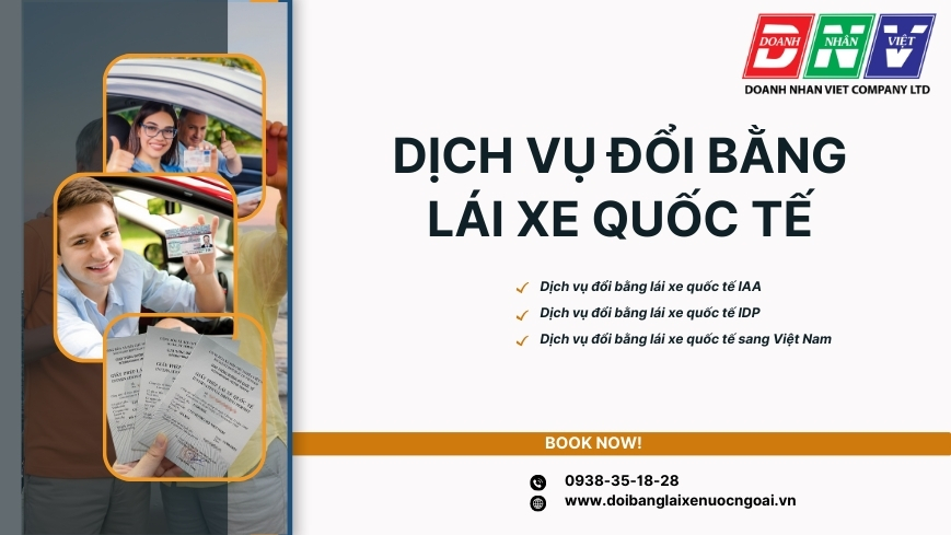 Dịch vụ đổi bằng lái xe quốc tế