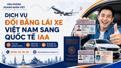Dịch vụ đổi bằng lái xe Việt Nam sang quốc tế IAA