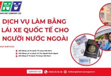 Dịch vụ làm bằng lái xe cho người nước ngoài