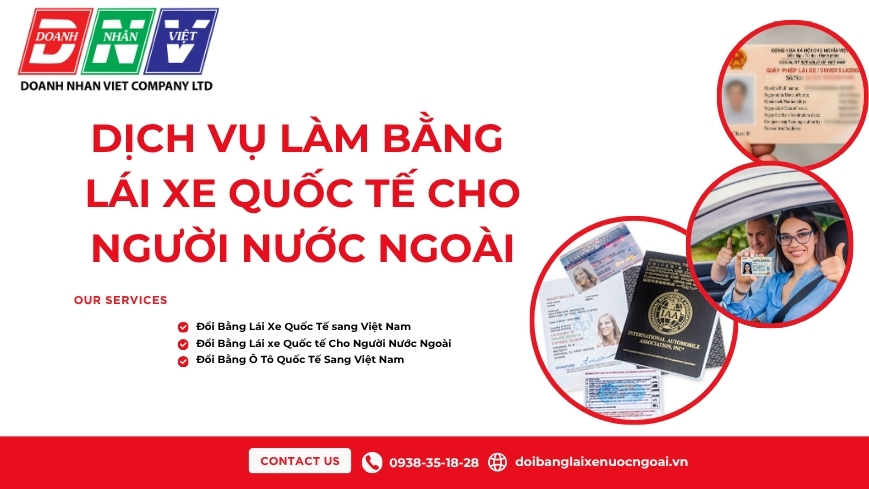 Dịch vụ làm bằng lái xe cho người nước ngoài