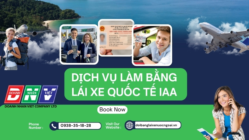 Dịch vụ làm bằng lái xe quốc tế IAA