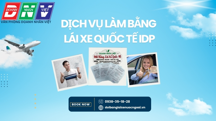 Dịch vụ làm bằng lái xe quốc tế IDP