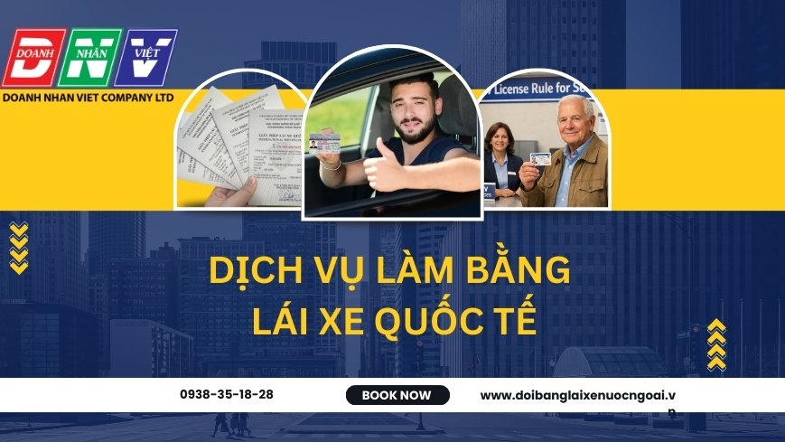 Dịch vụ làm bằng lái xe quốc tế
