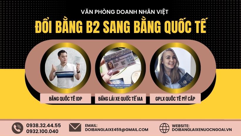 Đổi bằng B2 sang bằng quốc tế