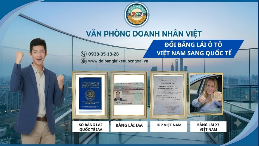 Đổi bằng lái ô tô Việt Nam sang quốc tế
