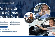 Đổi bằng lái ô tô Việt Nam sang quốc tế