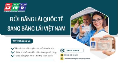 Đổi bằng lái quốc tế sang bằng lái Việt Nam