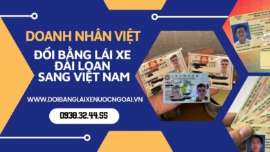Đổi bằng lái xe Đài Loan sang Việt Nam hết bao nhiêu tiền