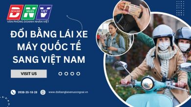 Đổi bằng lái xe máy quốc tế sang Việt Nam